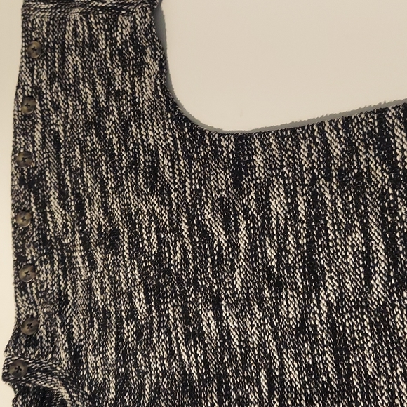 Madewell button shoulder light weight marbled sweater XS - Picture 8 of 13